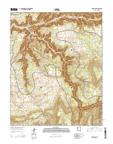Spider Rock 2014 topographic map thumbnail