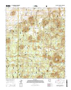 Sponseller Mountain 2014 topographic map thumbnail