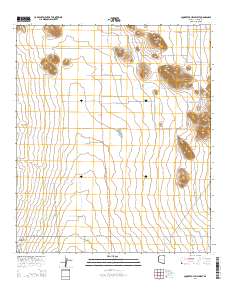 Squaretop Hills West 2014 topographic map thumbnail