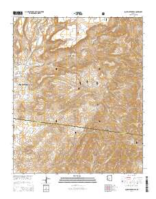 Willow Spring Canyon 2014 topographic map thumbnail