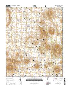 Cedar Mountain 2014 topographic map thumbnail