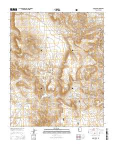 Red Lake Flat 2014 topographic map thumbnail