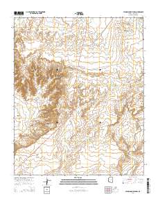 Standing Horse Mesa 2014 topographic map thumbnail