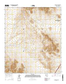 Steele Hills 2014 topographic map thumbnail