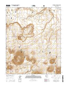 Strawberry Crater 2014 topographic map thumbnail