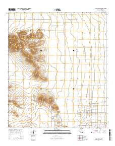 Sulphur Hills 2014 topographic map thumbnail