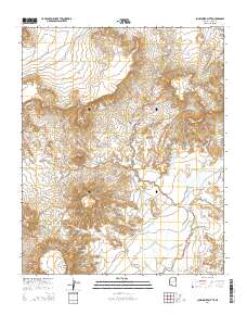 Sunflower Butte 2014 topographic map thumbnail