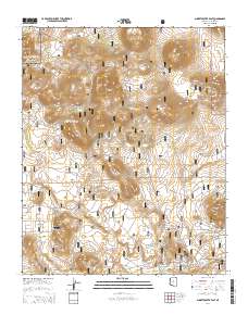 Sunset Crater East 2014 topographic map thumbnail