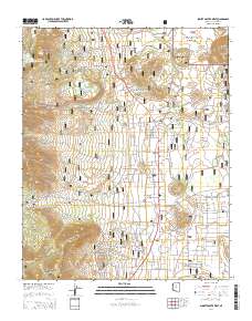 Sunset Crater West 2014 topographic map thumbnail