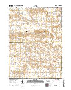 Box Butte NE 2014 topographic map thumbnail