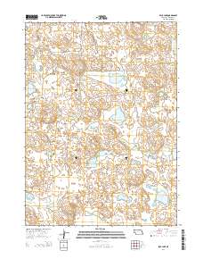 Beck Lake 2014 topographic map thumbnail