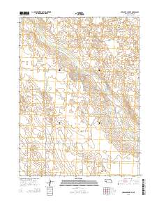 Crescent Lake SE 2014 topographic map thumbnail
