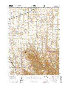 Crow Butte 2014 topographic map thumbnail