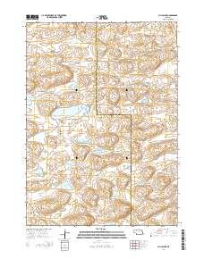Billys Lake 2014 topographic map thumbnail