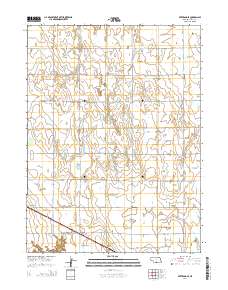 Bertrand SE 2014 topographic map thumbnail