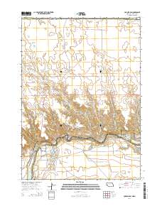 Cornell Dam 2014 topographic map thumbnail