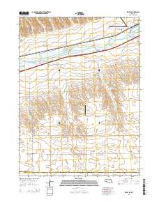 Brule SE 2014 topographic map thumbnail