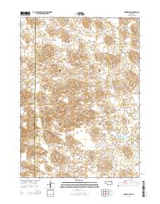 Bruner Lake 2014 topographic map thumbnail