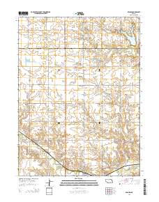 Bruning 2014 topographic map thumbnail
