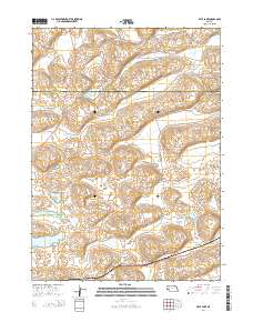 Frye Lake 2014 topographic map thumbnail