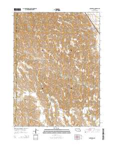 Cotesfield 2014 topographic map thumbnail