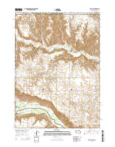 Butte NW 2014 topographic map thumbnail