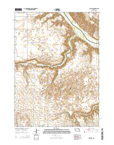 Butte SW 2014 topographic map thumbnail