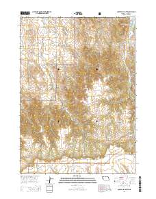 Coffee Mill Butte 2014 topographic map thumbnail