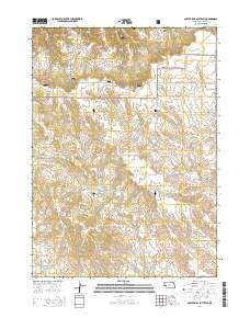 Coffee Mill Butte SW 2014 topographic map thumbnail