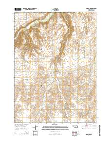 Dorsey NW 2014 topographic map thumbnail