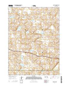 Gaunt Lake 2014 topographic map thumbnail