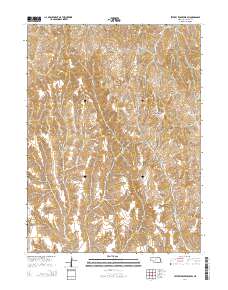 Jeffrey Reservoir SW 2014 topographic map thumbnail