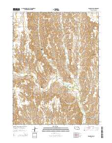 Franklin NE 2014 topographic map thumbnail