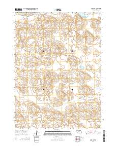 Duck Lake 2014 topographic map thumbnail