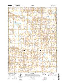 Duck Lake NE 2014 topographic map thumbnail