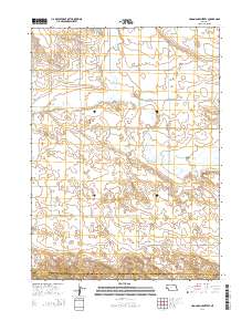 Hagaman Cemetery 2014 topographic map thumbnail