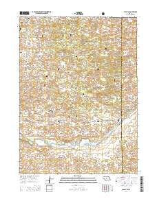 Halsey SE 2014 topographic map thumbnail