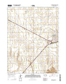 Holdrege West 2014 topographic map thumbnail