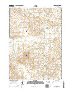 Isinglass Buttes 2014 topographic map thumbnail