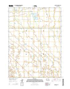 Goose Lake 2014 topographic map thumbnail