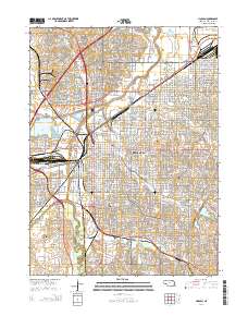 Lincoln 2014 topographic map thumbnail