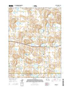 Lakeside 2014 topographic map thumbnail