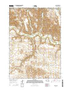 Mills 2014 topographic map thumbnail