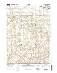North Platte SW 2014 topographic map thumbnail