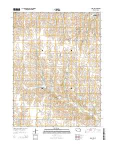 Odell NE 2014 topographic map thumbnail