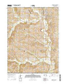 Pawnee City 2014 topographic map thumbnail