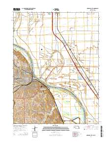 Nebraska City 2014 topographic map thumbnail