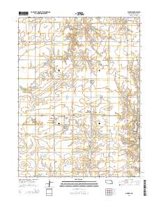 Ohiowa 2014 topographic map thumbnail