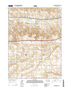 Oliver Reservoir 2014 topographic map thumbnail