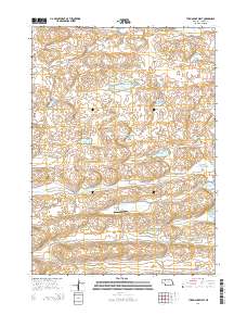 Turpin Lake West 2014 topographic map thumbnail